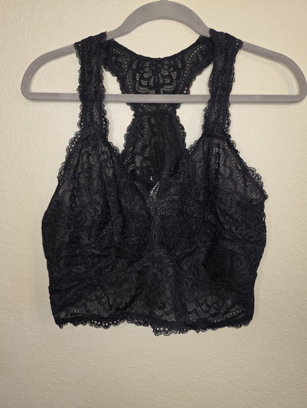 Torrid Black Lace Bralette with Racerback